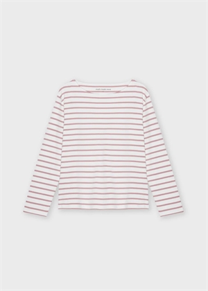 Blessed stripe bluse Ecru/Rose Dust Moshi Moshi 